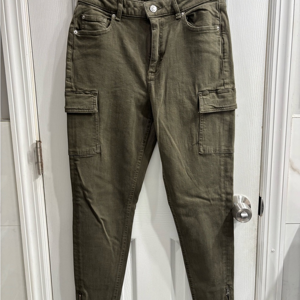 Olive Green Cargo Pants